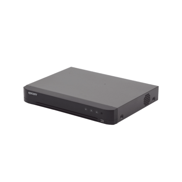 (COMPATIBLE HIK-CONNECT) DVR 4 Megapixel / 4 Canales TURBOHD + 2 Canales IP / 1 Bahía de Disco Duro / Audio por Coaxitron / Evita Falsas Alarmas / Salida de Video en Full HD
