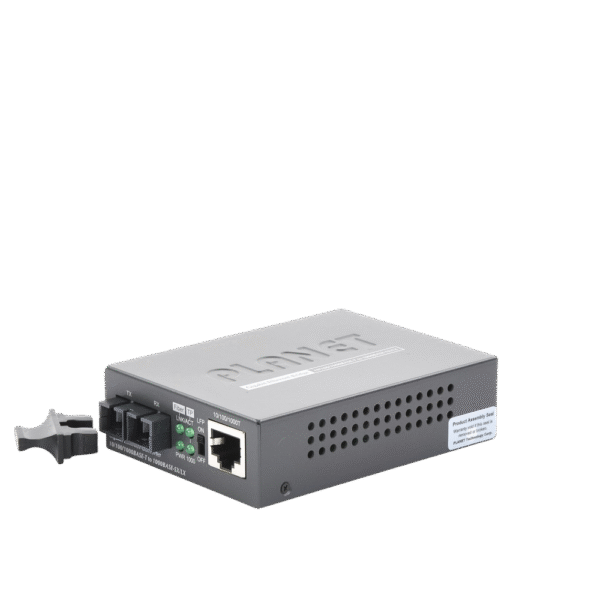 GT802S-AD-1-l Convertidor de medios 1000 Mbps UTP/fibra óptica Mono-Modo hasta 20 Km, conector SC