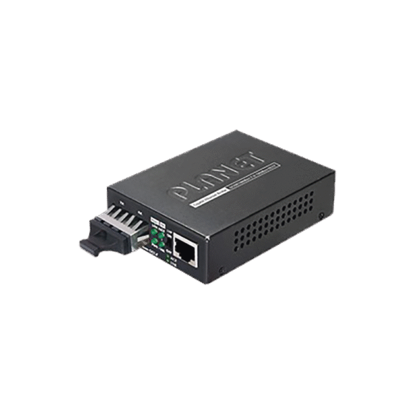 GT802S-l Convertidor de medios 1000 Mbps UTP/fibra óptica Mono-Modo hasta 20 Km, conector SC