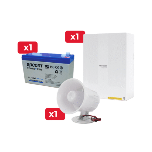 Kit de Alarma DSPHA64LP / Sirena / Batería de Respaldo