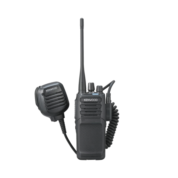 136-174 MHz, Analógico/NXDN, 5 Watts, 64 Canales, GPS, IP55, MIL-STD-810, Inc. antena, batería, cargador, clip y licencia KWD-1200-CAK (NXDN)