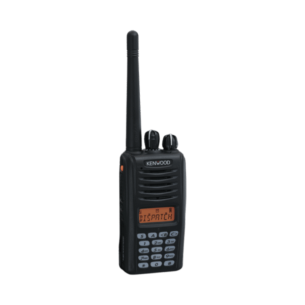 NX420K3L-FRENTE-l 806-870 MHz, Digital, FM y Mezclado, 3 Watts, 260 canales. Incluye batería, antena, cargador y clip.