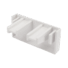 Tapa final color blanco de PVC auto extinguible, para canaleta TMK1735, TMK1735SD (5390-02001)