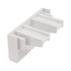 Tapa final color blanco de PVC auto extinguible, para canaleta TMK1735, TMK1735SD (5390-02001)
