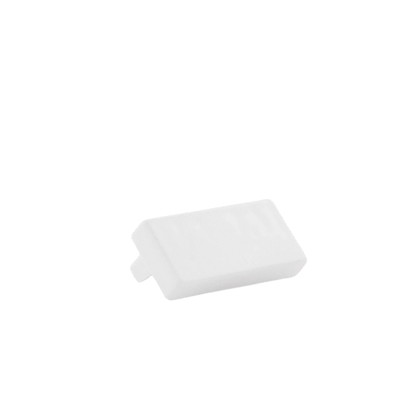 Tapa final color blanco de PVC auto extinguible, para canaleta TMK1735, TMK1735SD (5390-02001)
