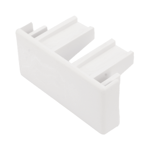 Tapa final color blanco de PVC auto extinguible, para canaleta TMK1735, TMK1735SD (5390-02001)