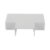 Sección en "T" color blanco de PVC auto extinguible, para canaletas TMK1735, TMK1735SD (5340-02001)