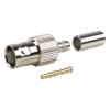 Conector BNC Hembra de Anillo para Cables RG-8/X, LMR-240, 9258, Níquel/ Oro/ Delrin.