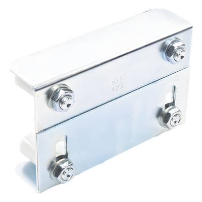 portada_0S400-34 (255-220) - Placa Guía Superior de Doble Regulación para Cancelas Corredizas / Ajustable de 35 a 62 mm / Con 4 Rodillos de 30 mm / Galvanizado