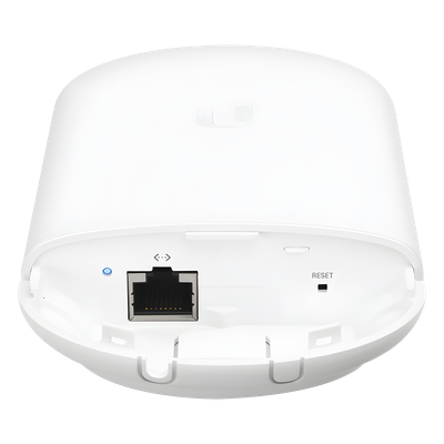 NanoStation airMAX Loco5AC CPE hasta 450 Mbps, 5 GHz (5150 - 5875 MHz), con antena integrada de 13 dBi, no incluye adaptador PoE