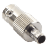 Conector BNC Hembra de Anillo para Cables RG-8/X, LMR-240, 9258, Níquel/ Oro/ Delrin.