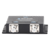 Divisor de potencia de 2 vías para la distribución de señal a dos antenas de servicio | 3 dB de pérdida por puerto | Conectores F hembra