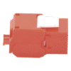 sec_5_2S400-14 Módulo Jack Keystone Cat5e (toolless), con terminación en ángulo 180 º Color Rojo, Compatible con Faceplate y Patchpanel Linkedpro