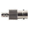 Conector BNC Hembra de Anillo para Cables RG-8/X, LMR-240, 9258, Níquel/ Oro/ Delrin.