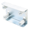 sec_5_2S400-20 (255-220) - Placa Guía Superior de Doble Regulación para Cancelas Corredizas / Ajustable de 35 a 62 mm / Con 4 Rodillos de 30 mm / Galvanizado