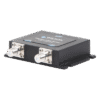 Divisor de potencia de 2 vías para la distribución de señal a dos antenas de servicio | 3 dB de pérdida por puerto | Conectores F hembra