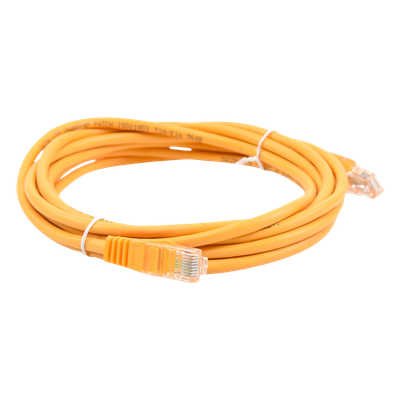Cable de parcheo UTP Cat5e - 3.0m. - Amarillo