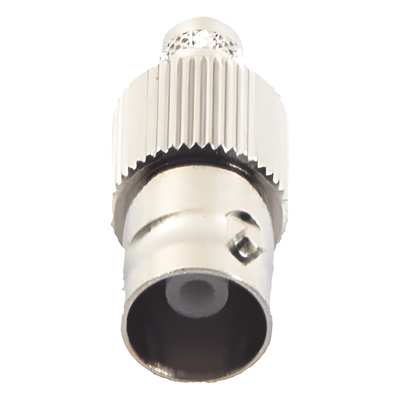 Conector BNC Hembra de Anillo para Cables RG-8/X, LMR-240, 9258, Níquel/ Oro/ Delrin.