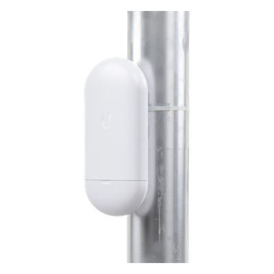 NanoStation airMAX Loco5AC CPE hasta 450 Mbps, 5 GHz (5150 - 5875 MHz), con antena integrada de 13 dBi, no incluye adaptador PoE
