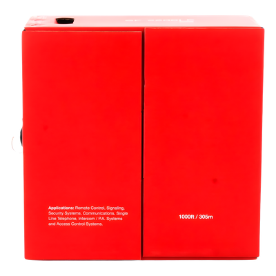 sec_5_3S400-33 Bobina de 305 Metros / Cable de CCA / 6x22 AWG / Tipo Aluminio Revestido de Cobre / Aplicaciones en Control de Acceso / Alarmas de Intrusión/Control de Acceso / Automatización / Interfonos y TV Porteros