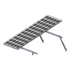 Montaje para Panel Solar, Riel "8" de 2700mm para Módulos con Espesor de 35mm, Velocidad de Viento Máx. 136km/h