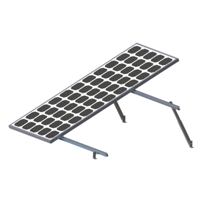 Montaje para Panel Solar, Riel "8" de 2700mm para Módulos con Espesor de 35mm, Velocidad de Viento Máx. 136km/h