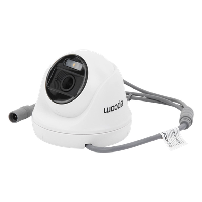 Turret TURBOHD 2 Megapíxel (1080p) / Imagen a color 24/7 / Lente 2.8 mm / Policarbonato / Luz Blanca 20 mts / Interior / TVI-AHD-CVI-CVBS / dWDR