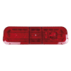 Barra de luces LED de 47" con 86 LED de alta potencia, color rojo, ideal para equipar ambulancias y unidades de bomberos