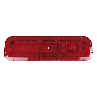 Barra de luces LED de 47" con 86 LED de alta potencia, color rojo, ideal para equipar ambulancias y unidades de bomberos
