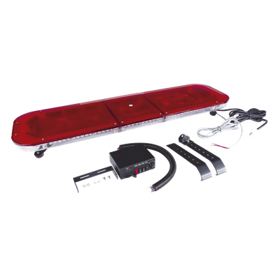 Barra de luces LED de 47" con 86 LED de alta potencia, color rojo, ideal para equipar ambulancias y unidades de bomberos